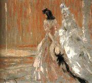 Louis Lcart Walking at dusk oil painting reproduction